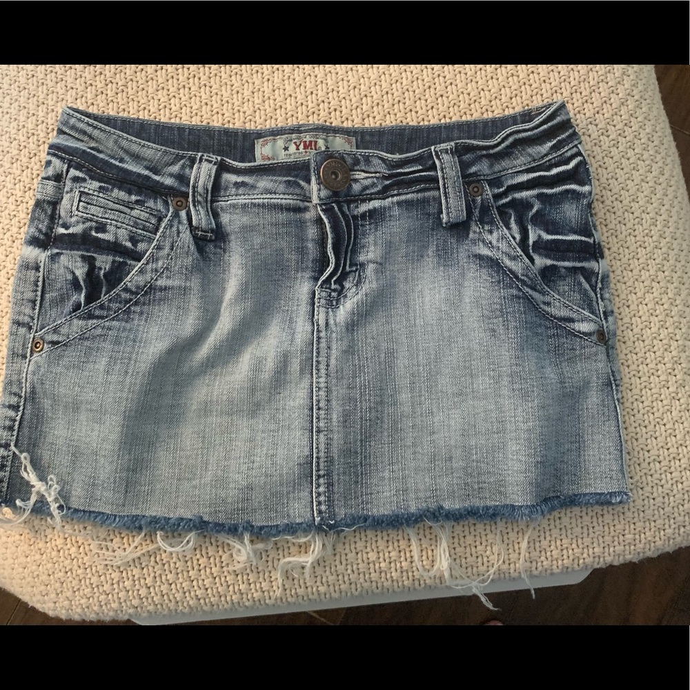 YMI Denim Mini Skirt